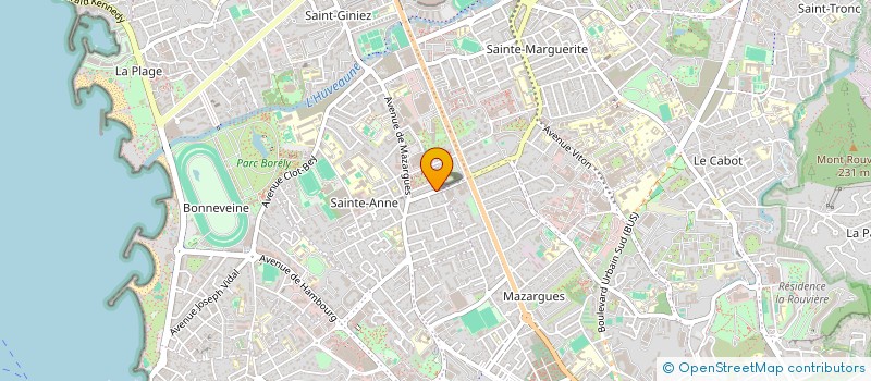 localisation de l'entreprise HOTSHOP MEDITERRANEE à MARSEILLE