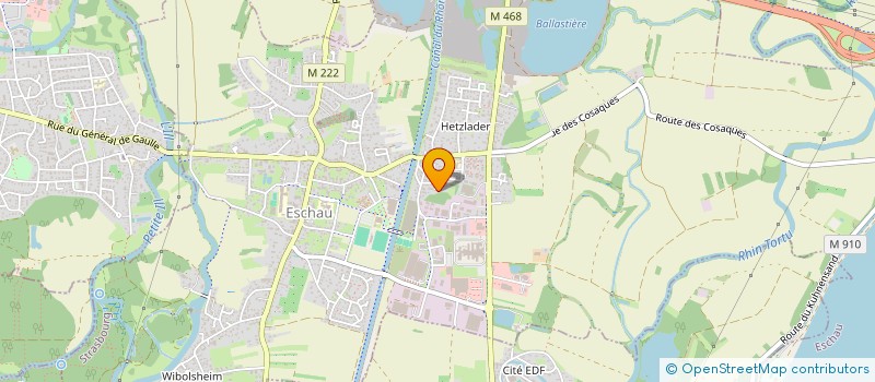 localisation de l'entreprise HOTTLER  ESCHAU