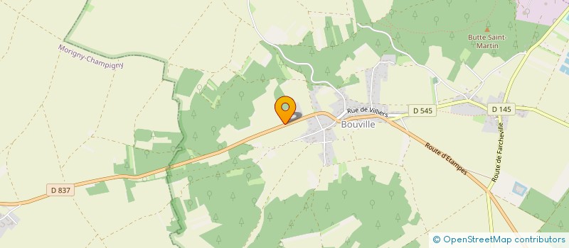 localisation de l'entreprise HOTWOOD à BOUVILLE