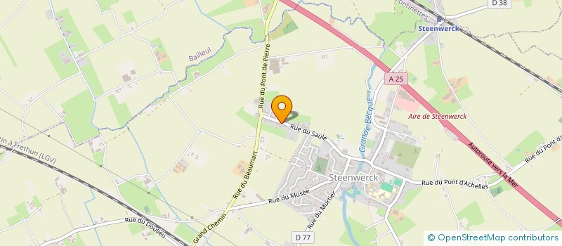 localisation de l'entreprise HOTZ  STEENWERCK