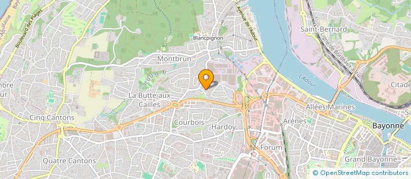 localisation de l'entreprise HOTZA IMMOBILIER  ANGLET