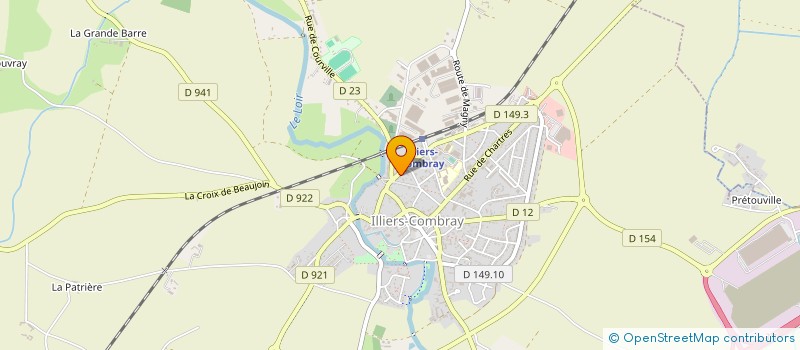 localisation de l'entreprise HOUAT à ILLIERS-COMBRAY