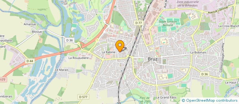localisation de l'entreprise HOUAVA  BRUZ