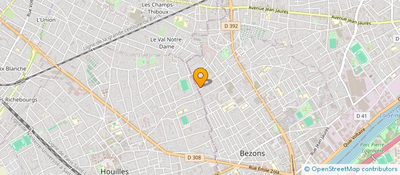 localisation de l'entreprise HOUBA-CAR  BEZONS