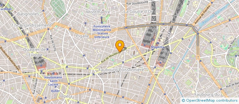 localisation de l'entreprise HOUBA INFOGERANCE ET FORMATION à PARIS