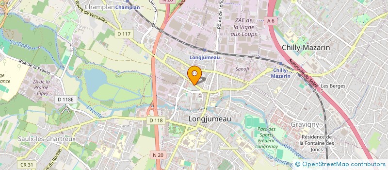 localisation de l'entreprise HOUBDINE REPRESENT INDUS AVOCET FRANCE à LONGJUMEAU