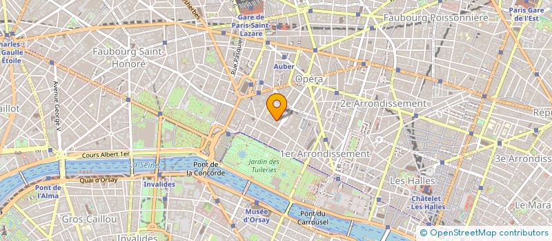 localisation de l'entreprise HOUBIGNANT à PARIS