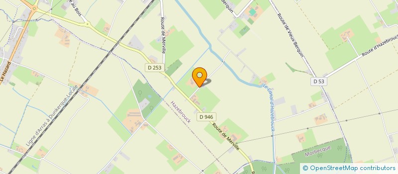 localisation de l'entreprise HOUBLON DE LA MOTTE à HAZEBROUCK