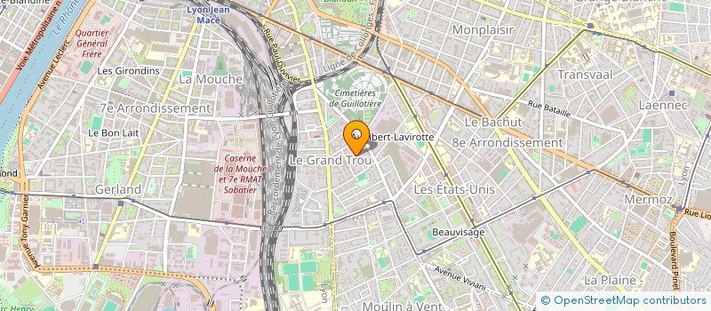 localisation de l'entreprise HOUCHAI FONDATION  LYON