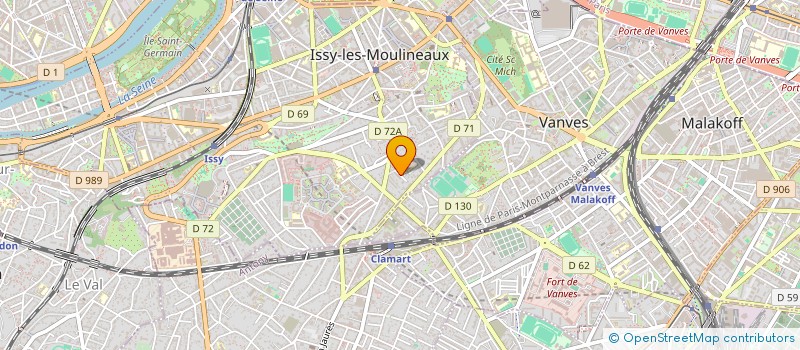 localisation de l'entreprise HOUDA à ISSY-LES-MOULINEAUX