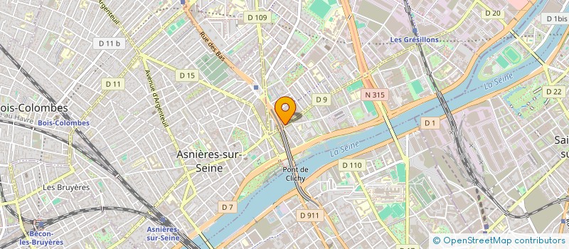 localisation de l'entreprise HOUDA à GENNEVILLIERS