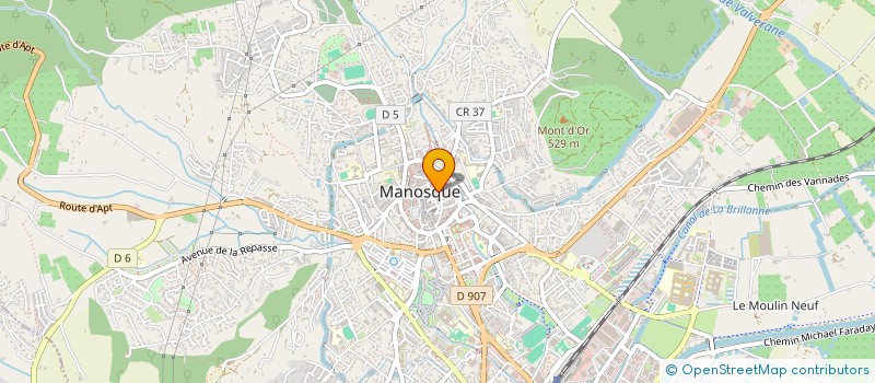 localisation de l'entreprise HOUDA-GUEBLI à MANOSQUE