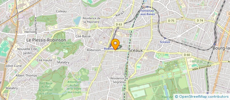 localisation de l'entreprise HOUDAN 180 à SCEAUX