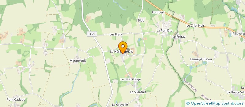 localisation de l'entreprise HOUDAN INVESTMENTS  LES CHAMPS-GERAUX