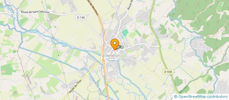 localisation de l'entreprise HOUDAYER  VELLERON