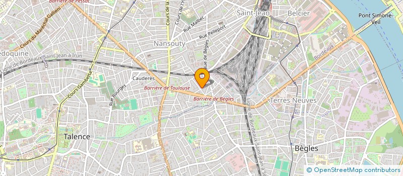 localisation de l'entreprise HOUDAYER & CHERBONNEAU  BORDEAUX