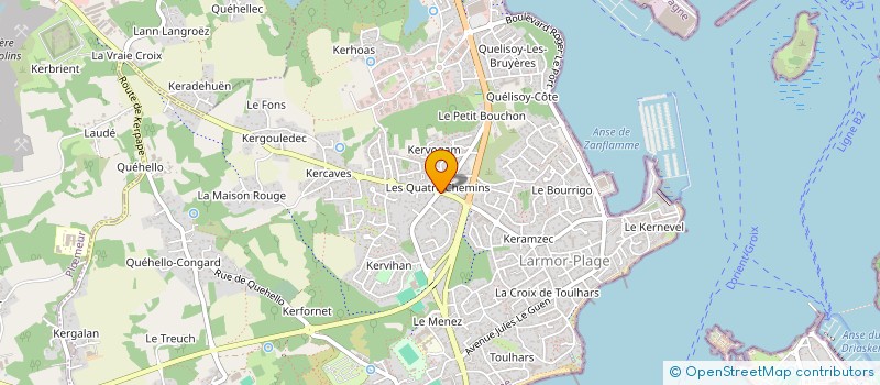 localisation de l'entreprise HOUDAYER MAIGNAN à LARMOR-PLAGE