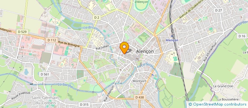 localisation de l'entreprise HOUDAYER MAZARS à ALENCON