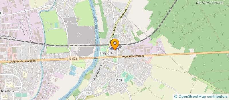 localisation de l'entreprise HOUDEYE  TRILPORT