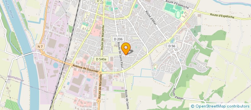 localisation de l'entreprise HOUDIARNE PISCINE  MONTELIMAR