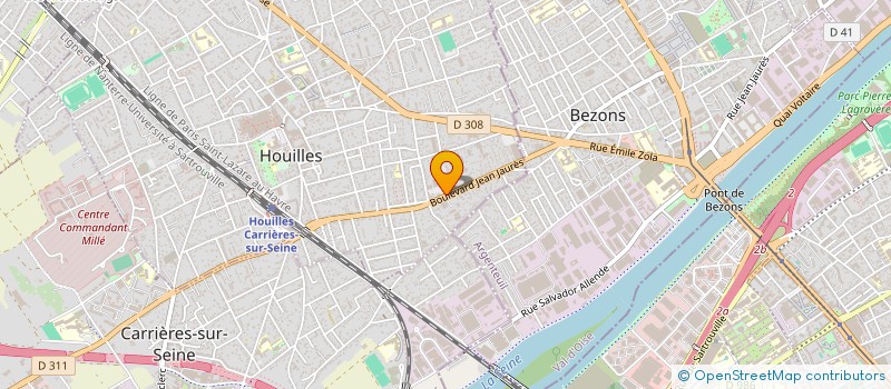 localisation de l'entreprise HOUDIS  HOUILLES