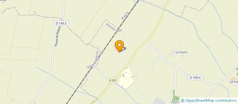 localisation de l'entreprise HOUDOIR à BLANDAINVILLE