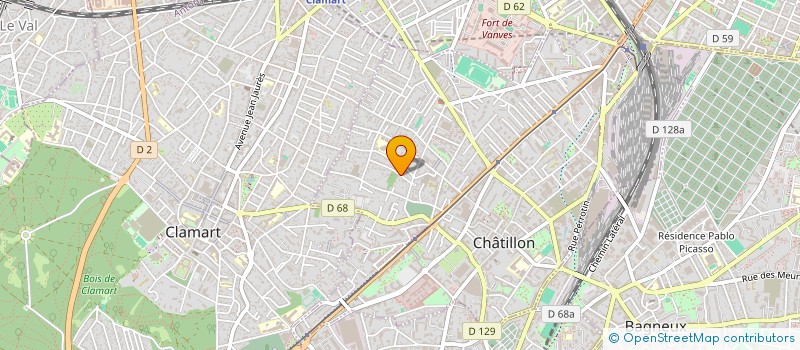 localisation de l'entreprise HOUDOIRE FAMILY  CHATILLON