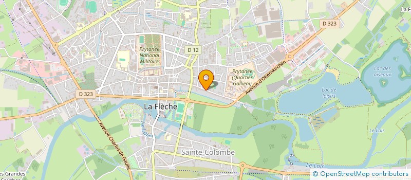 localisation de l'entreprise HOUDOUIN - 5G  LA FLECHE