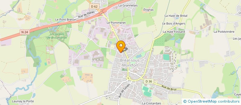 localisation de l'entreprise HOUEE  BREAL-SOUS-MONTFORT