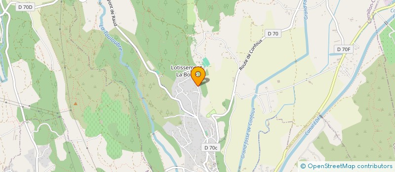 localisation de l'entreprise HOUEL-GALAMEZ à CORNILLON-CONFOUX