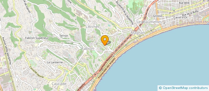 localisation de l'entreprise HOUELEC à NICE