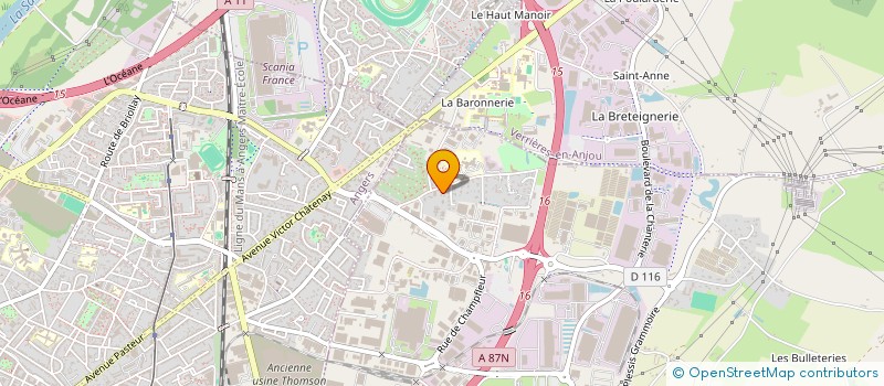 localisation de l'entreprise HOUET TANIS  SAINT-BARTHELEMY-D'ANJOU