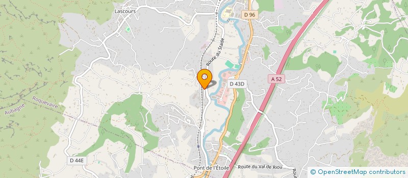 localisation de l'entreprise HOUGET PERE ET FILS  ROQUEVAIRE