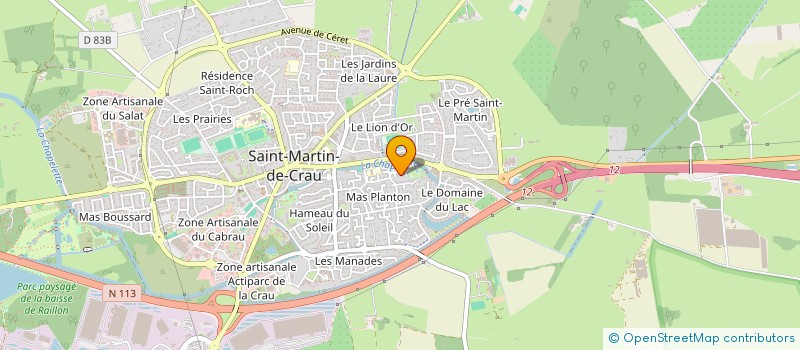 localisation de l'entreprise HOUGNON M ET FASCIANELLA C à SAINT-MARTIN-DE-CRAU