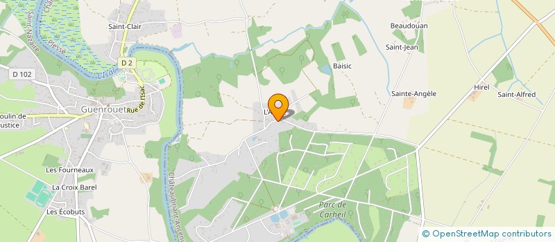 localisation de l'entreprise HOUGUET TP  PLESSE