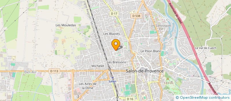 localisation de l'entreprise HOUHOU & FILS  SALON-DE-PROVENCE