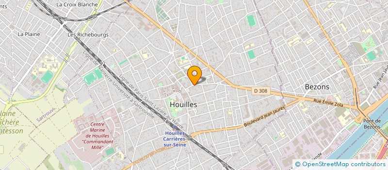 localisation de l'entreprise HOUILLES AUDITION à HOUILLES