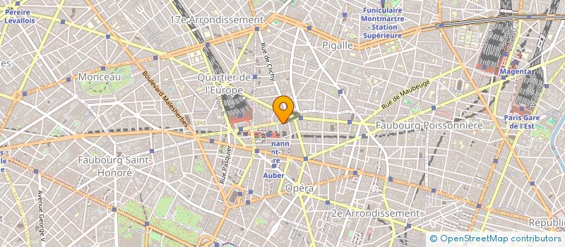 localisation de l'entreprise HOUILLES ROUSSEAU à PARIS