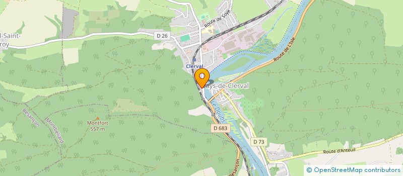localisation de l'entreprise HOUILLON - STIERLING  PAYS-DE-CLERVAL
