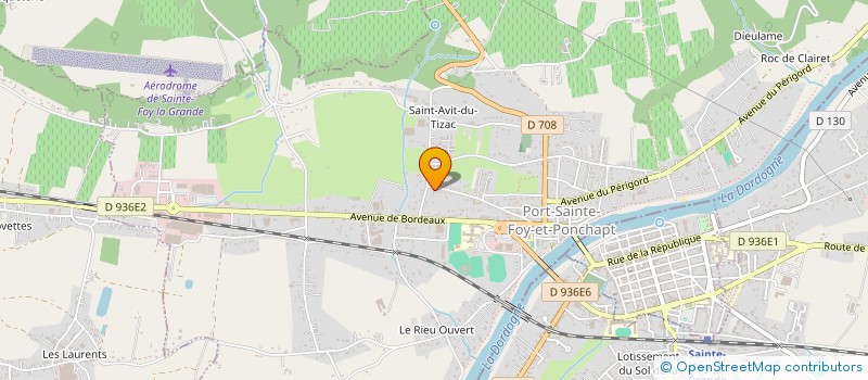 localisation de l'entreprise HOUKA  PORT-SAINTE-FOY-ET-PONCHAPT