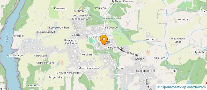 localisation de l'entreprise HOULE DRIVER  GOUESNACH