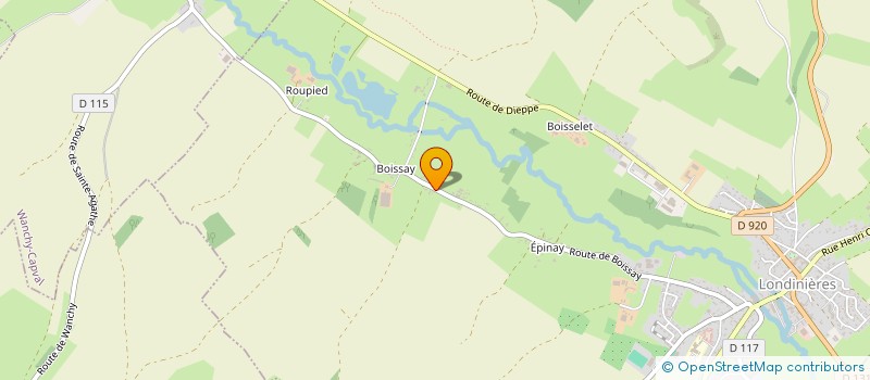 localisation de l'entreprise HOULE NARCISSE à LONDINIERES