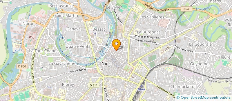 localisation de l'entreprise HOULLIERE DILLIES à NIORT