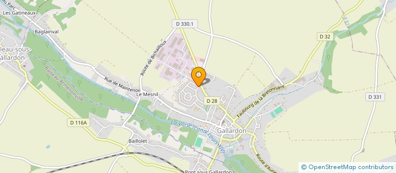 localisation de l'entreprise HOUMAULT TAXI à GALLARDON