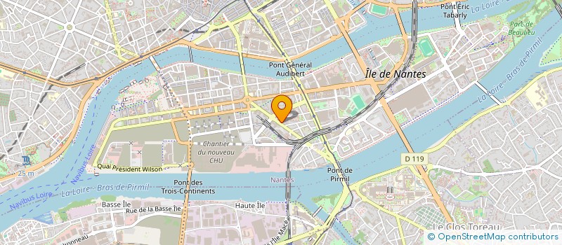 localisation de l'entreprise HOUMI-HUGO à NANTES