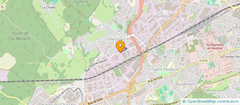 localisation de l'entreprise HOUMOUR BIENS D'EQUIPEMENT à BESANCON