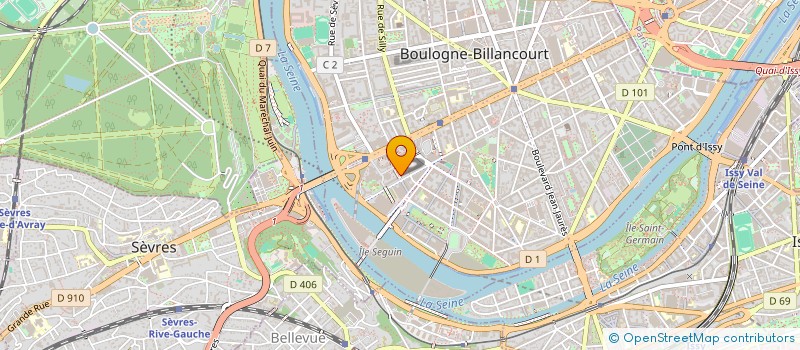 localisation de l'entreprise HOUMSI TAXIS à BOULOGNE-BILLANCOURT