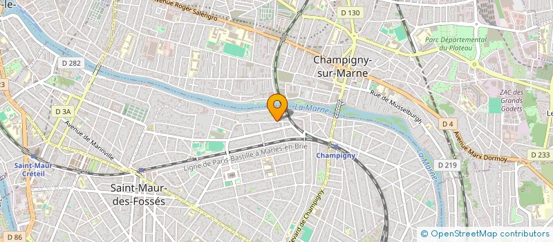 localisation de l'entreprise HOUPA à SAINT-MAUR-DES-FOSSES