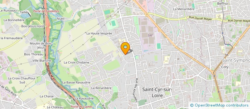 localisation de l'entreprise HOUPETTE à SAINT-CYR-SUR-LOIRE