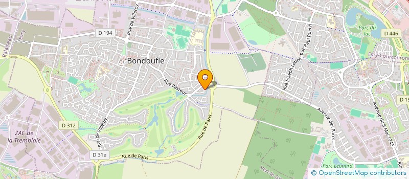 localisation de l'entreprise HOUR-AING HENG à BONDOUFLE